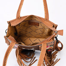 Load image into Gallery viewer, Spring Blooms Hair On Medium Western Leather Shoulder Bag
