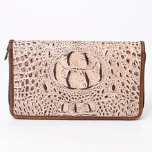 Load image into Gallery viewer, Daisy Coyote Embossed Leather Wallet
