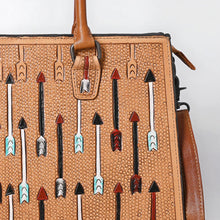 Load image into Gallery viewer, Canyonland Hand Tooled Leather Shoulder Bag
