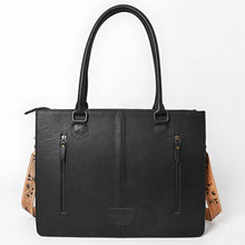Load image into Gallery viewer, Meadowlark Hand Tooled Leather Tote Bag
