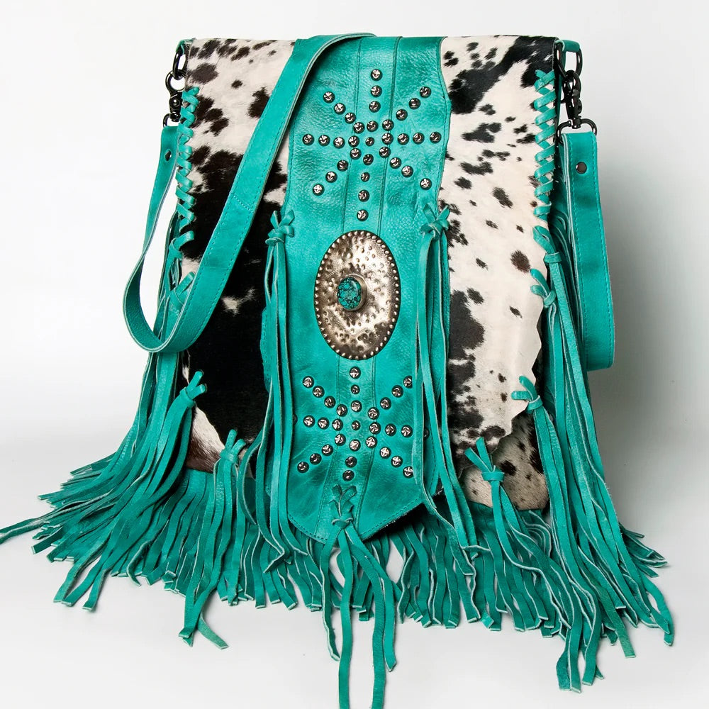 Moroccan Mirage Leather Crossbody Purse