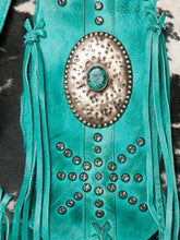 Load image into Gallery viewer, Moroccan Mirage Leather Crossbody Purse
