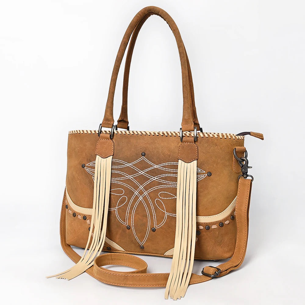 Keepsake Leather Tote Bag