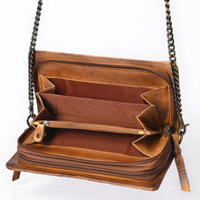 Load image into Gallery viewer, Sagebrush Quilted Leather Crossbody Wallet
