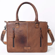 Load image into Gallery viewer, Paradise Valley Western Leather Tote Bag
