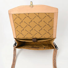Load image into Gallery viewer, Western Purse, Western Tote Bag, Hand Tooled Leather Purse, Leather Briefcase, Leather Laptop Bag, Hand Tooled Leather Work Bag
