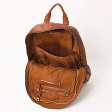 Load image into Gallery viewer, Leather Backpack Women, Italian Leather Backpack, Full Size Leather Backpack, Western Purse, European Leather Backpack, Cowhide Backpack
