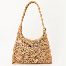 Load image into Gallery viewer, Western Hand Tooled Leather Purse, Leather Shoulder Bag, Leather Hobo Purse, Genuine Cowhide Purse, Genuine Leather Purse, Western Purse
