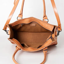 Load image into Gallery viewer, Genuine Leather Purse, Concealed Carry Purse, Cowhide Purse, Leather Purse Women, Genuine Cowhide, Western Purse, Laptop Bag
