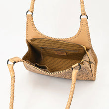 Load image into Gallery viewer, Western Hand Tooled Leather Purse, Leather Shoulder Bag, Leather Hobo Purse, Genuine Cowhide Purse, Genuine Leather Purse, Western Purse
