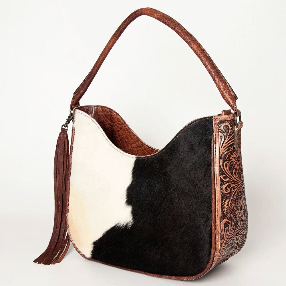 Shell Rock Hand Tooled Leather Hobo Purse – Dodi Jo's