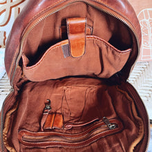 Load image into Gallery viewer, Leather Backpack Women, Italian Leather Backpack, Medium Size Leather Backpack, Western Purse, European Leather Backpack, Cowhide Backpack
