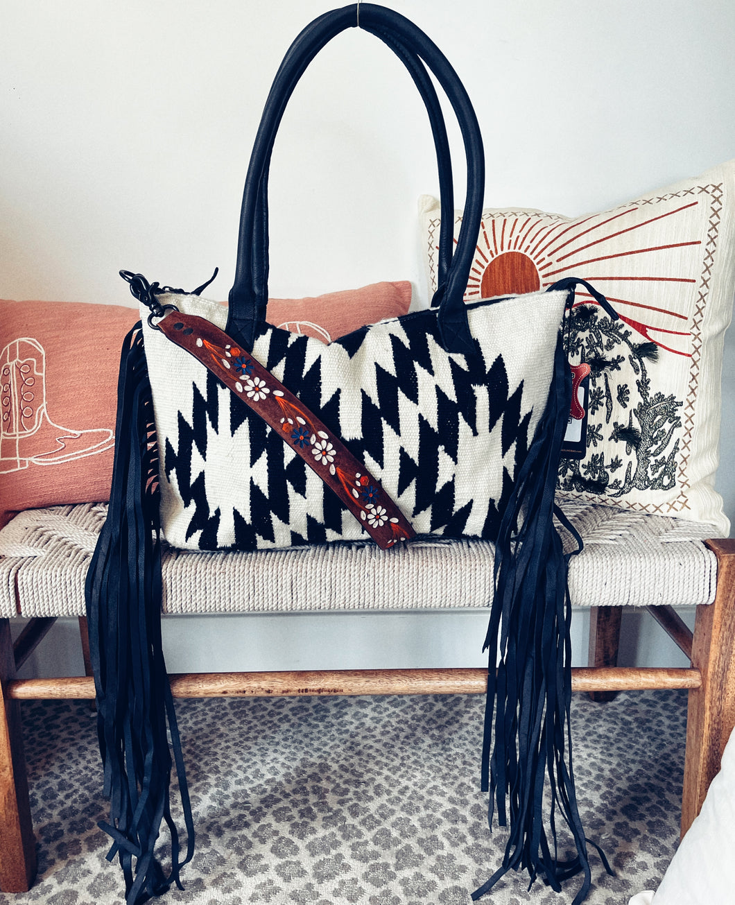 Mount Timpanogas Western Leather Purse