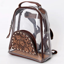 Load image into Gallery viewer, Clear Western Leather Concert Backpack
