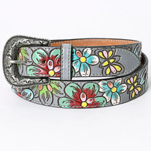 Load image into Gallery viewer, Garden of Eden Hand Tooled Leather Belt
