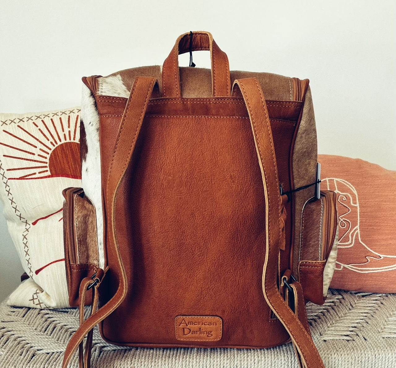 Lee Creek Western Leather Backpack