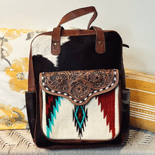 Load image into Gallery viewer, Kodiak Western Leather Backpack
