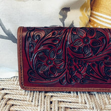 Load image into Gallery viewer, Peggy Sue Hand Tooled Leather Wallet
