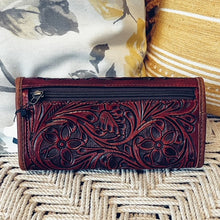 Load image into Gallery viewer, Peggy Sue Hand Tooled Leather Wallet
