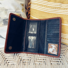 Load image into Gallery viewer, Peggy Sue Hand Tooled Leather Wallet
