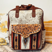 Load image into Gallery viewer, Wolf Creek Western Leather Backpack
