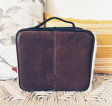 Load image into Gallery viewer, Council Grove Cowhide Leather Jewelry Case
