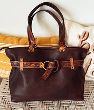 Load image into Gallery viewer, Brown Rock Leather Shoulder Bag
