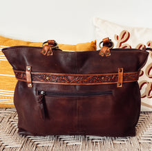 Load image into Gallery viewer, Brown Rock Leather Shoulder Bag
