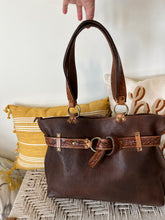 Load image into Gallery viewer, Brown Rock Leather Shoulder Bag
