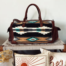 Load image into Gallery viewer, Storyteller Western Leather Weekender Duffel
