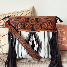 Load image into Gallery viewer, Sleepy Hollow Western Leather Crossbody Purse
