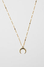 Load image into Gallery viewer, To the Moon and Back Gold Necklace, Gift For Her, Layering Necklace, Trendy Necklace, Dainty Necklace
