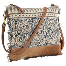 Load image into Gallery viewer, Western Purse, Leather Womens Purse, Cowhide Purse, Upcycled Canvas Purse, Leather Fringe Purse, American Darling Purse, Leather Purse
