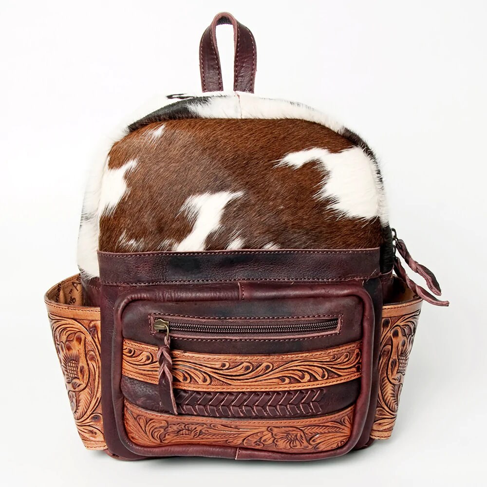 cow leather backpack Maggie Leather Cowhide Backpack