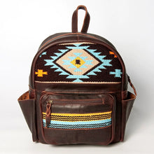 Load image into Gallery viewer, Western Purse, Leather Backpack Women, Cowhide Backpack, Conceal Carry Purse, Cowhide Purse, American Darling Purse, Leather Diaper Bag

