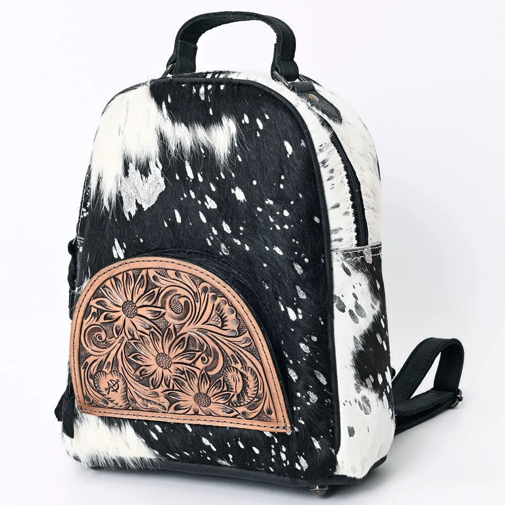 Western Backpack, Leather Backpack Women, Cowhide Backpack, Conceal Carry Purse, Cowhide Purse, American Darling Purse, Western Purse
