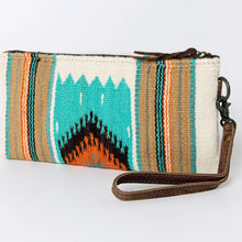 Load image into Gallery viewer, Western Hand Tooled Leather Wallet Wristlet, Leather Clutch Purse, Genuine Leather Bag, Genuine Cowhide Bag, Western Purse, Luxury Wallet
