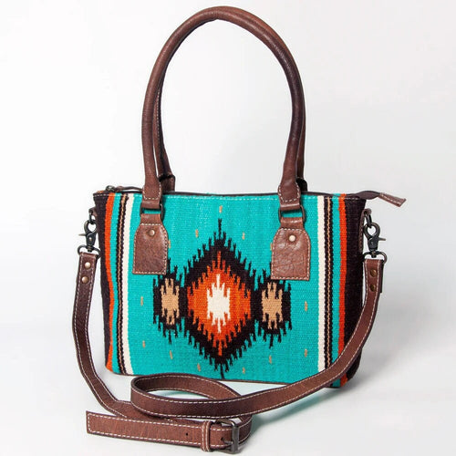Leather Western Purse, Cowhide Purse, Saddle Blanket Purse, American Darling Purse, Serape Purse, Western Purse, Leather Shoulder Bag