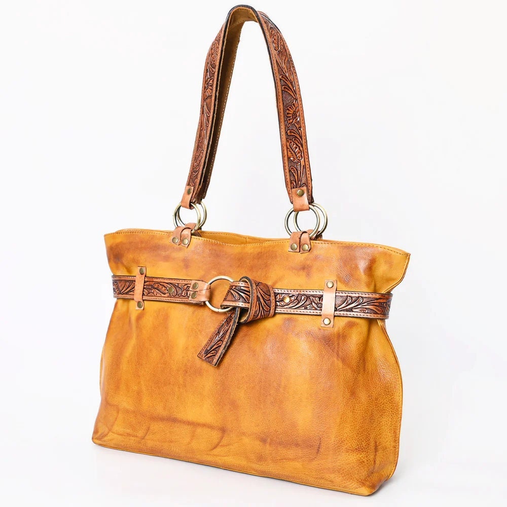 Western Purse, Cowhide Purse, Hand Tooled Leather Purse, Cowhide Purse, Concealed Carry Purse, Saddle Blanket, Leather Fringe