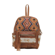 Load image into Gallery viewer, Leather Backpack Women, Leather Backpack Purse, Leather Backpack, Western Purse, Small Leather Backpack, Cowhide Backpack, Cowhide Purse

