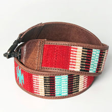 Load image into Gallery viewer, Western Hand Tooled Leather Purse Strap, Cowhide Purse Strap, American Darling Leather Purse Strap, Genuine Cowhide Strap
