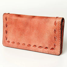 Load image into Gallery viewer, Womens Leather Wallet, Vintage Leather Wallet, Distressed Leather Wallet, Soft Leather Wallet, Genuine Leather Clutch
