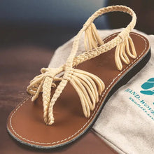 Load image into Gallery viewer, Womens Sandals, Thong Sandals, Beach Sandals, Plaka Women Sandals, Women Summer Sandals, Open Toe Womens Sandals, Flat Thong Sandal
