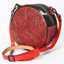 Load image into Gallery viewer, Fort Harrod Western Leather Canteen Crossbody Purse
