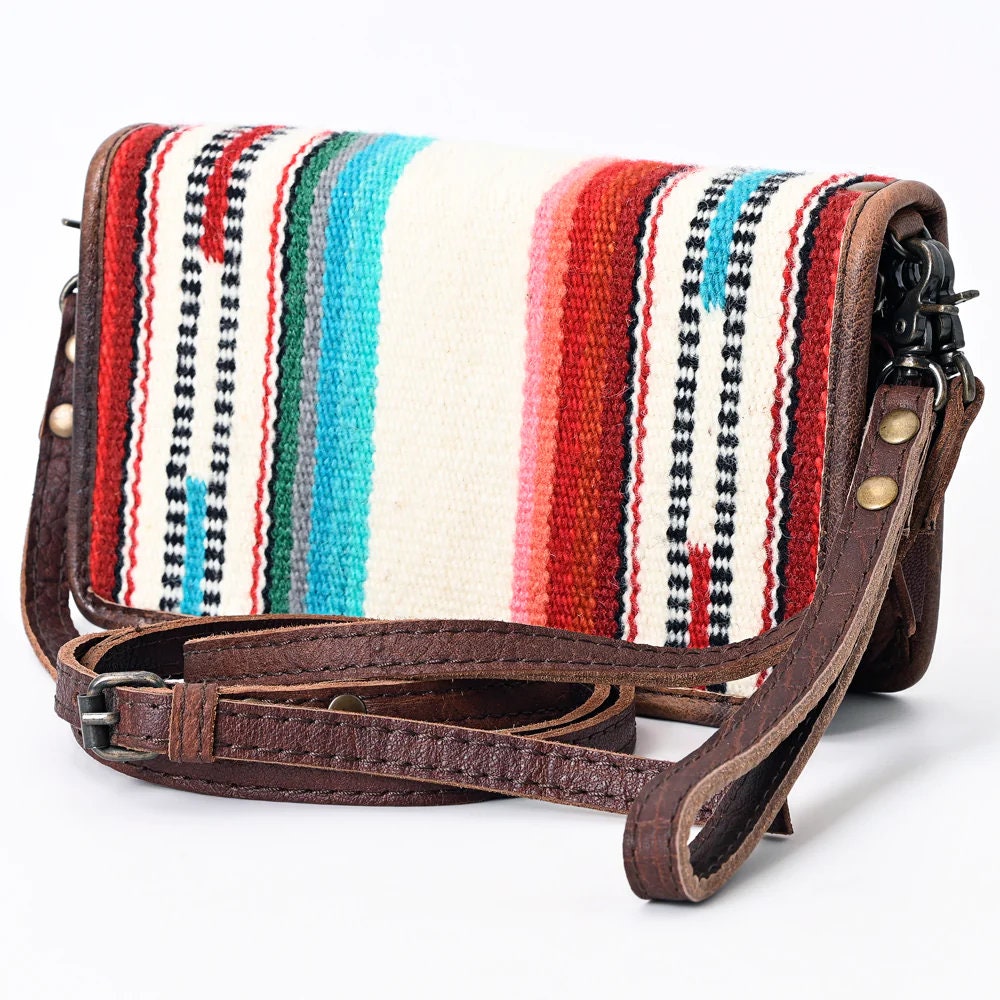 Willow Glen Western Leather Crossbody Wallet