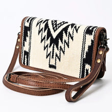 Load image into Gallery viewer, Western Hand Tooled Leather Purse, Leather Wallet Purse, Cowhide Purse, Saddle Blanket, Genuine Cowhide, Western Wallet, American Darling
