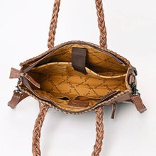 Load image into Gallery viewer, Western Purse, Tooled Leather Purse, Conceal Carry Purse, Cowhide Purse, Genuine Leather Purse, Western Crossbody Purse, Laptop Bag
