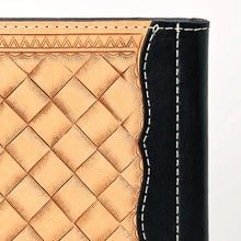 Load image into Gallery viewer, Hand Tooled Leather Portfolio, Leather Padfolio, Leather Legal Pad Portfolio, Leather Legal Pad Notebook, Tooled Leather Portfolio Envelope
