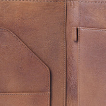 Load image into Gallery viewer, Hand Tooled Leather Portfolio, Leather Padfolio, Leather Legal Pad Portfolio, Leather Legal Pad Notebook, Tooled Leather Portfolio Envelope
