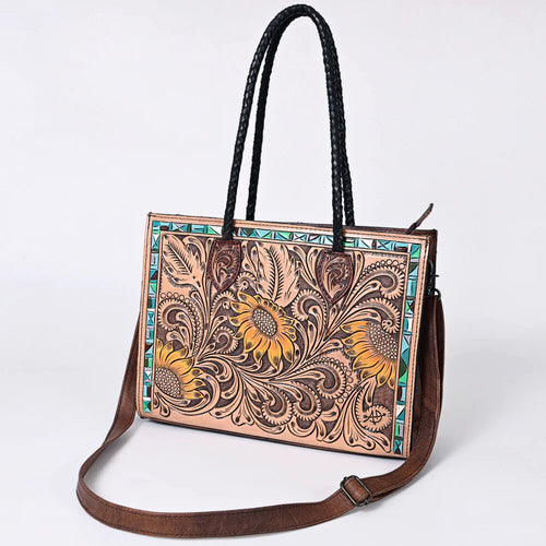 Country Meadows Western Leather Shoulder Bag